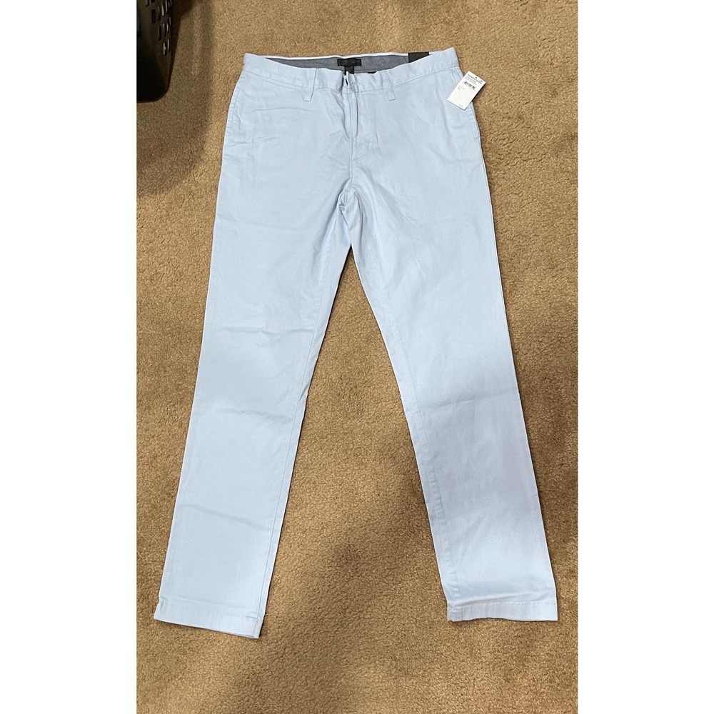 14th & Union 32x32 Slim Fit Sky Blue Dress Pants Men's New